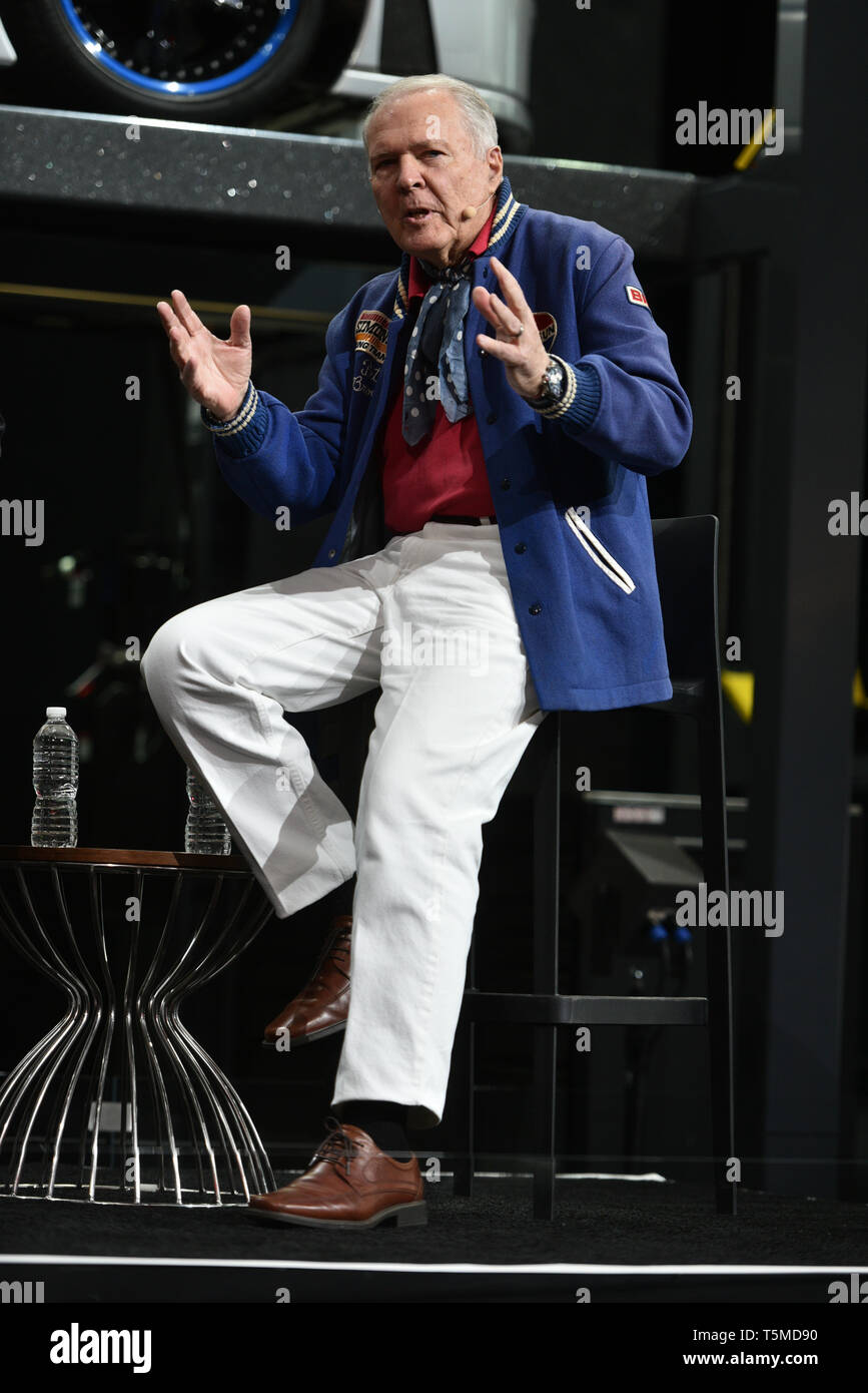 New York International Auto Show, Javits Center, USA - 17 Apr 2019 - Peter Brock à la New York International Auto Show, à l'Javits Center de New Y Banque D'Images