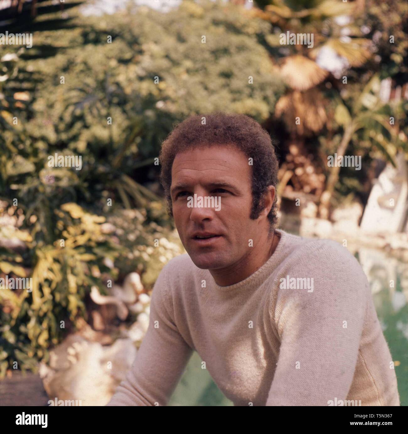 JAMES CAAN à son Los Angeles , Californie accueil Avril 1972 Banque D'Images