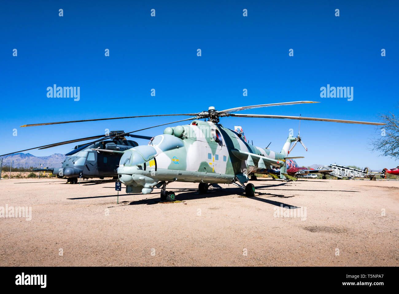 Mil Mi-24 Hind soviétique Banque D'Images