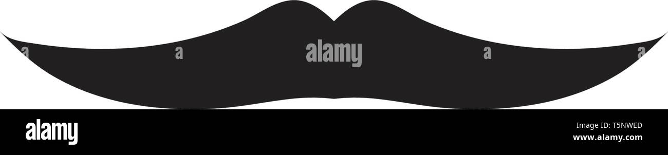Logo vector moustache Illustration de Vecteur
