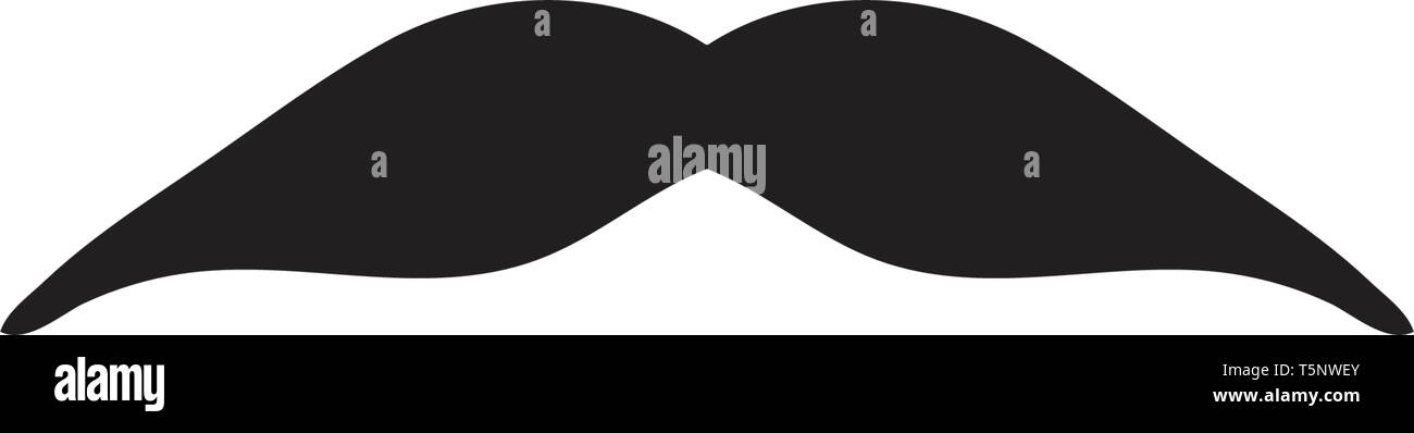 Logo vector moustache Illustration de Vecteur