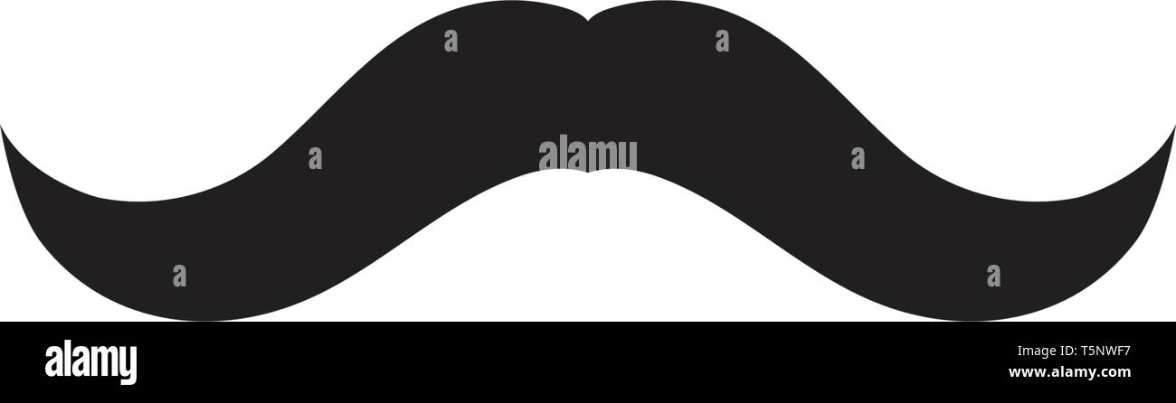 Logo vector moustache Illustration de Vecteur