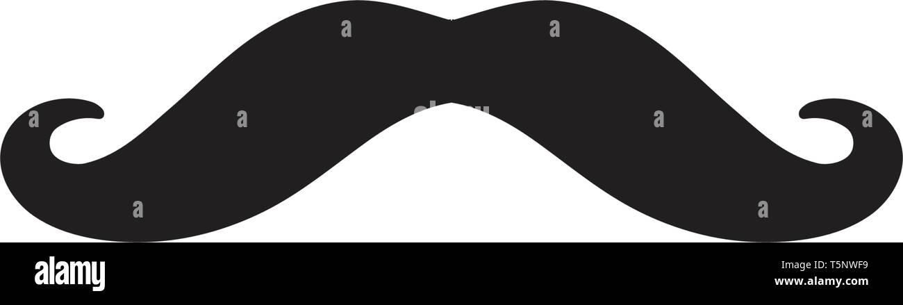 Logo vector moustache Illustration de Vecteur