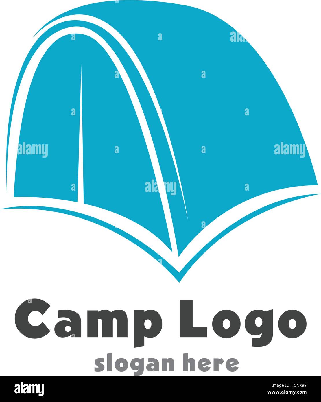 Logo symbole camp et vectoriels EPS 10 Illustration de Vecteur