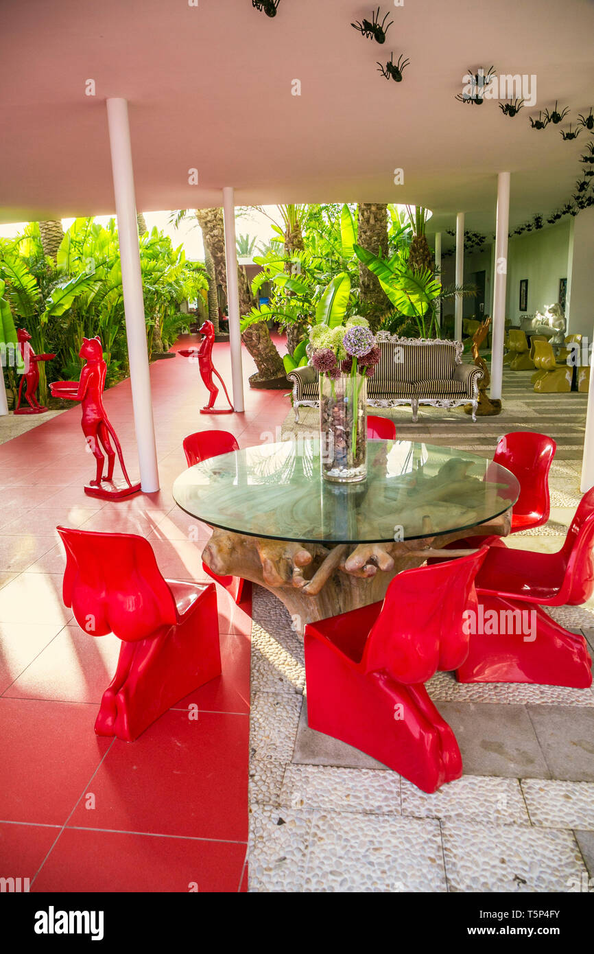 Ushuaia Ibiza Beach Hotel. Sant Antoni de Portmany. L'île d'Ibiza. Îles Baléares. Espagne Banque D'Images