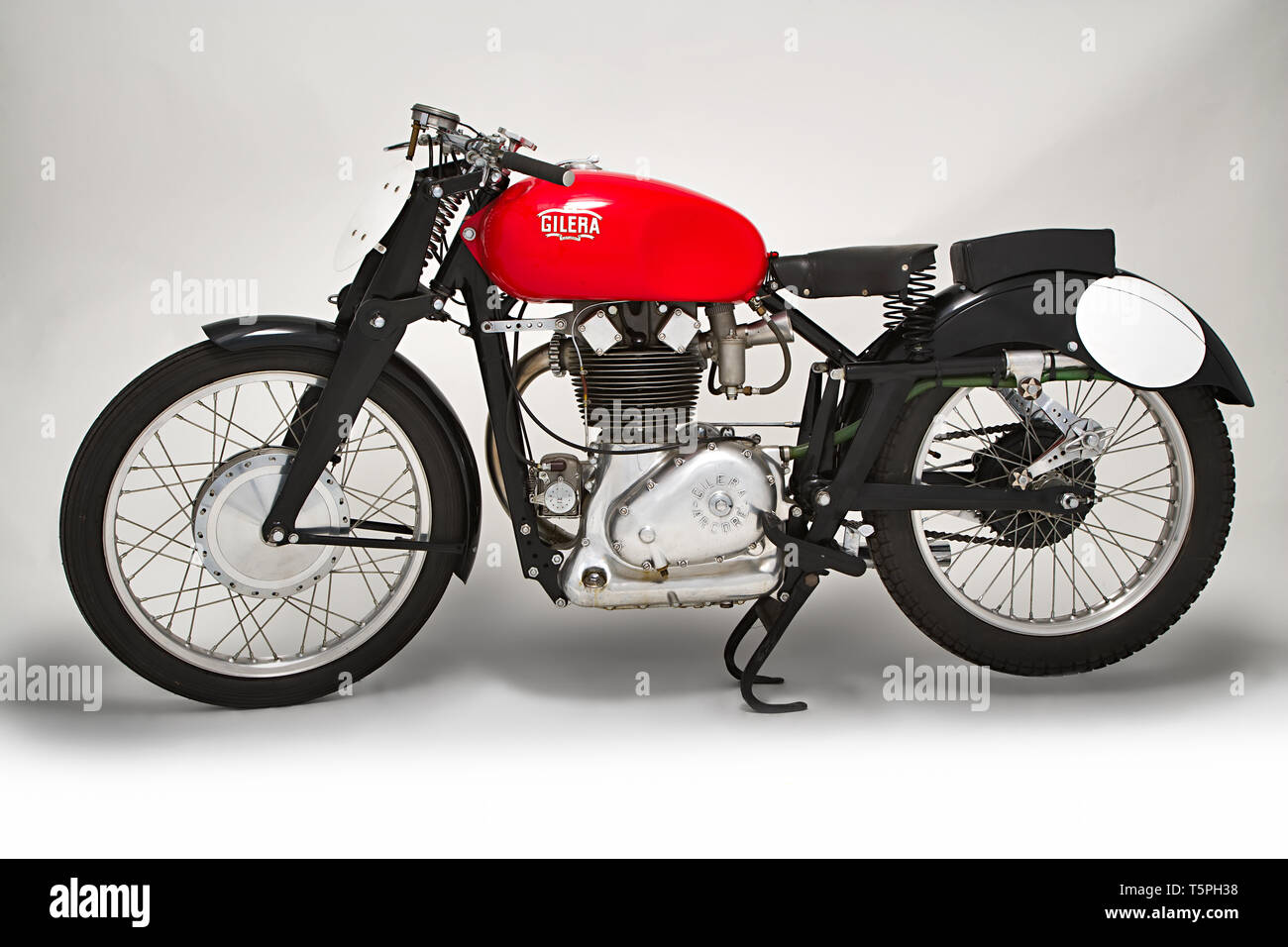 Moto d'epoca Gilera Saturno Sanremo. Marca : Gilera modello : Saturno Sanremo (Corsa Ufficiale Casa) nazione : Italia - Arcore anno : 1947 - 8 Banque D'Images