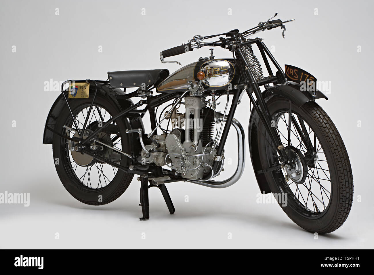 Moto d'epoca Mas 109 L - 175 cc Marque : Mas modello : 109 L nazione : Milano - Italia anno : 1932 conditions : restaurata cilindrata : 174 (al Banque D'Images