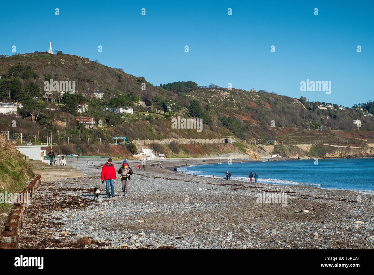 Killiney beach Banque D'Images