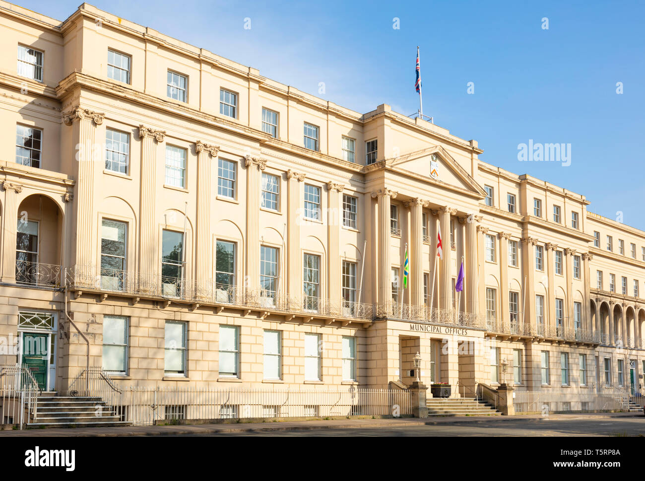 Cheltenham Borough Council Bureaux municipaux sur la Promenade promenade Cheltenham, Gloucestershire Cheltenham Spa England UK GO Europe Banque D'Images