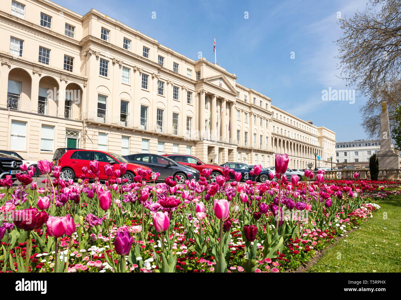 Cheltenham Borough Council Bureaux municipaux sur la Promenade promenade Cheltenham, Gloucestershire Cheltenham Spa England UK GO Europe Banque D'Images