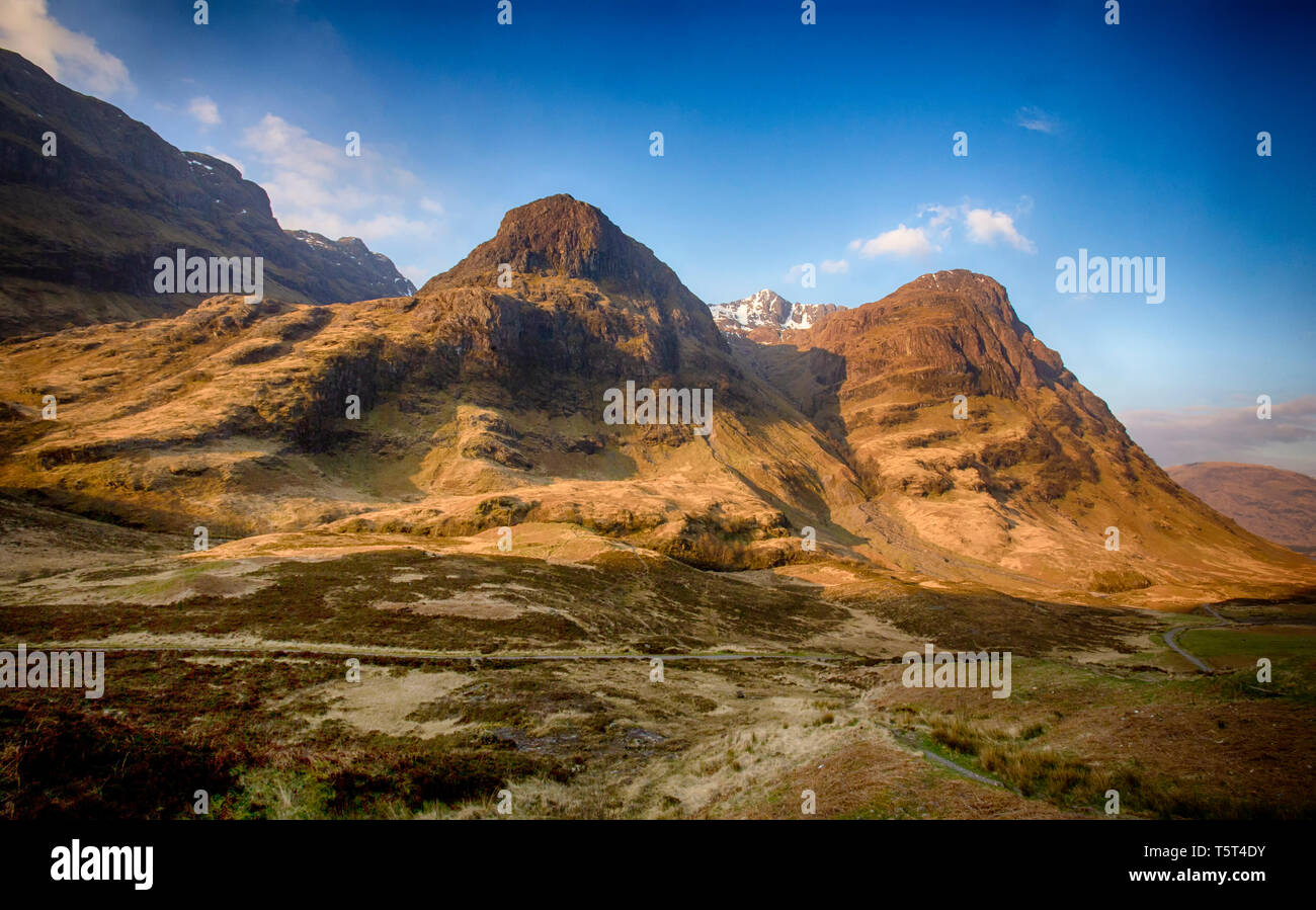 Coteaux de Glen Coe Banque D'Images