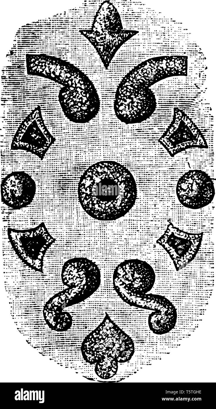 C'est une pelouse avec point central d'accès à d'autres caractéristiques du paysage. L'herbe semble bon sur ses propres et relie les routes. Le résultat, c'est ch Illustration de Vecteur