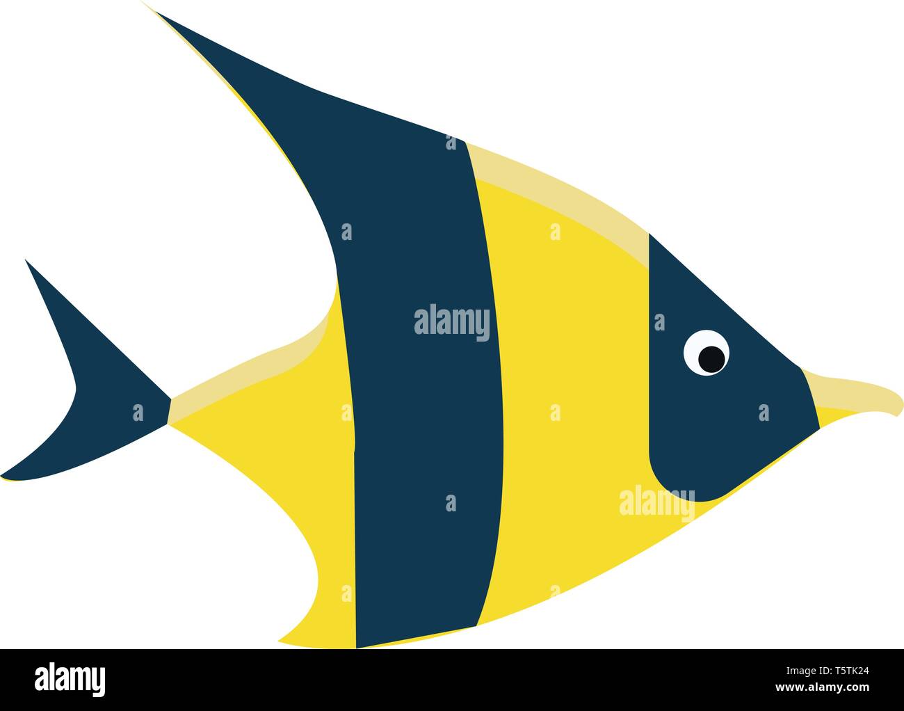 Un beau poisson pour aquarium ou vecteur illustration couleur Illustration de Vecteur