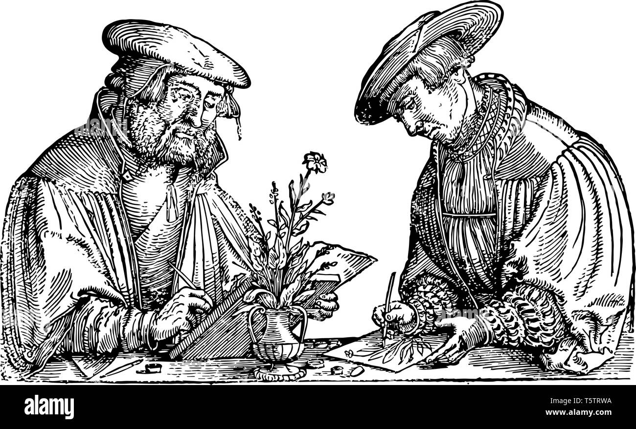 Deux hommes dessin est inclus à cheval et à voile c'est les peintures produites dans les temps préhistoriques ont fini par être simplifié et stylisé vintage Illustration de Vecteur