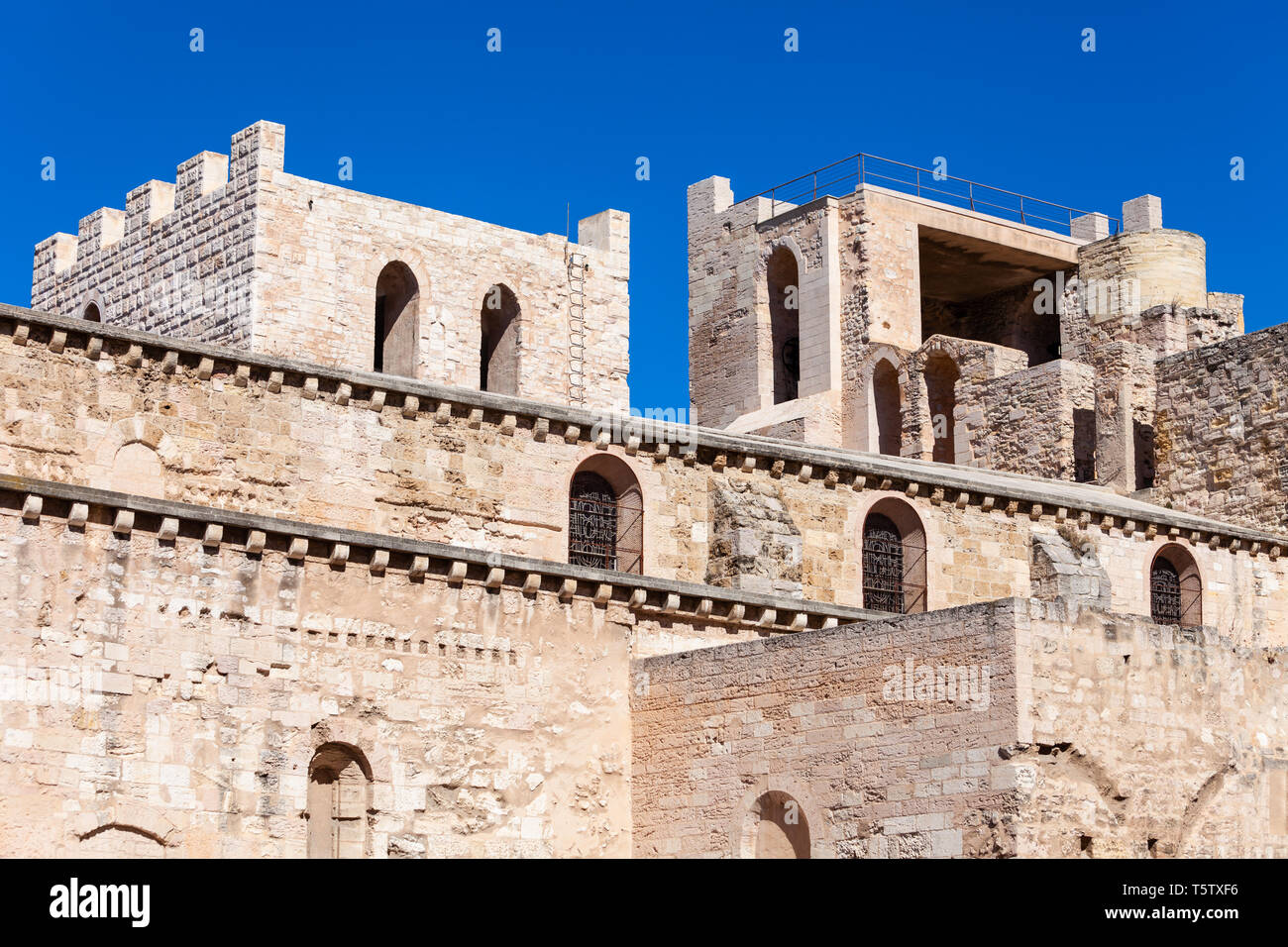 L'abbaye de Saint Victor est une fondation monastique romaine dans la ville de Marseille en France Banque D'Images