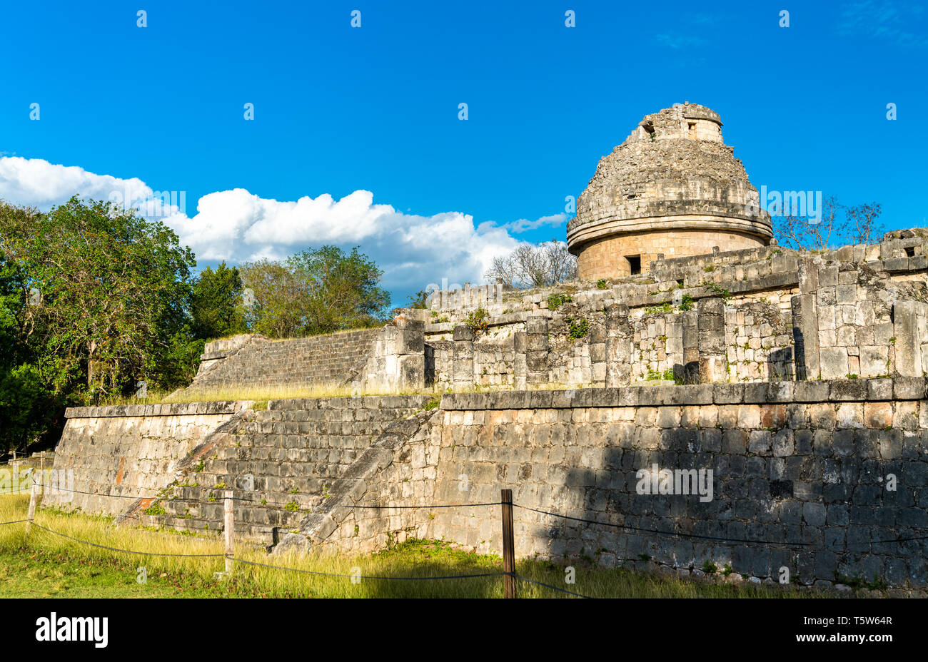 El Caracol observatoire maya à Chichen Itza au Mexique Banque D'Images
