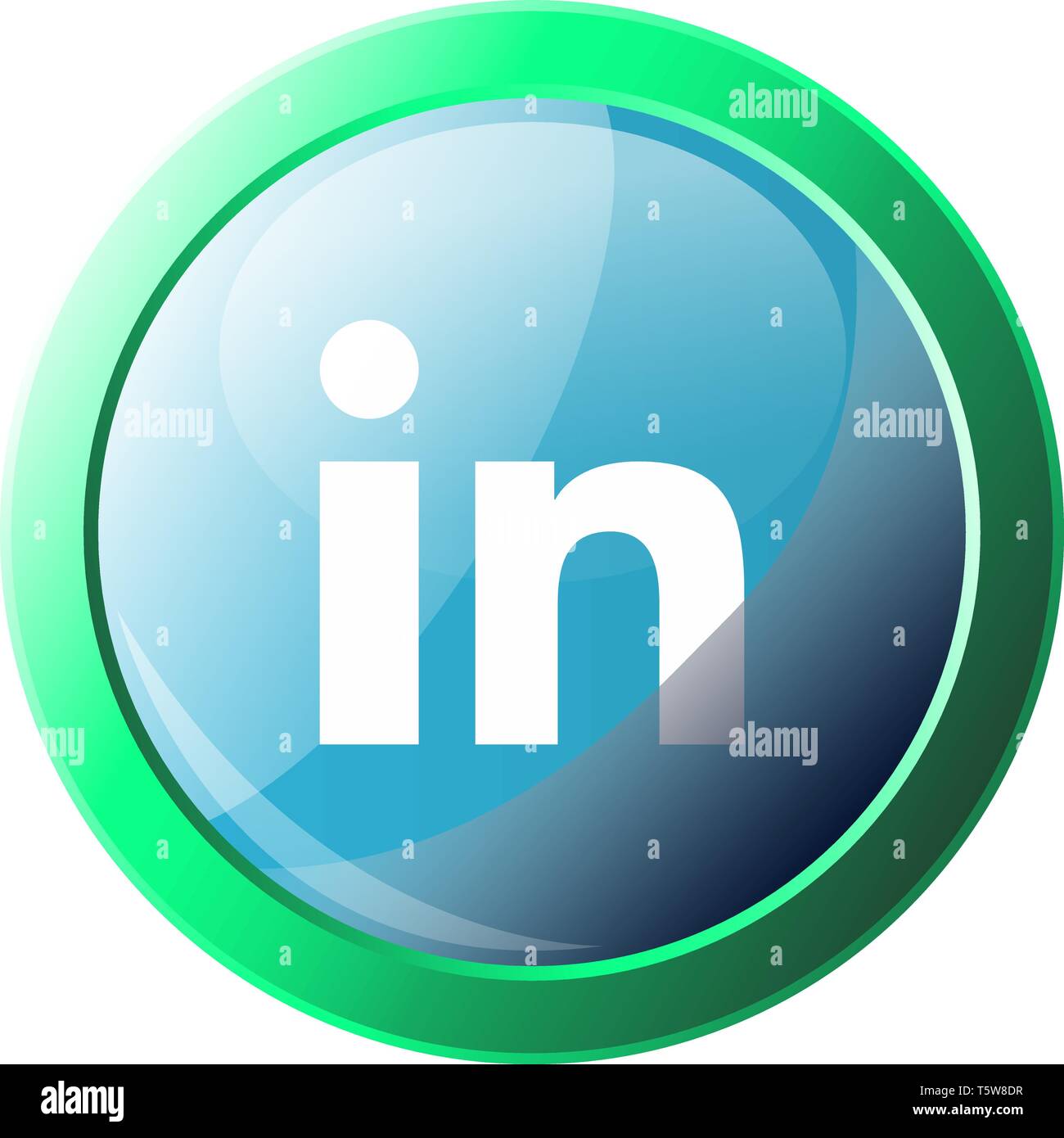 Linkedin logo Banque d'images vectorielles - Alamy