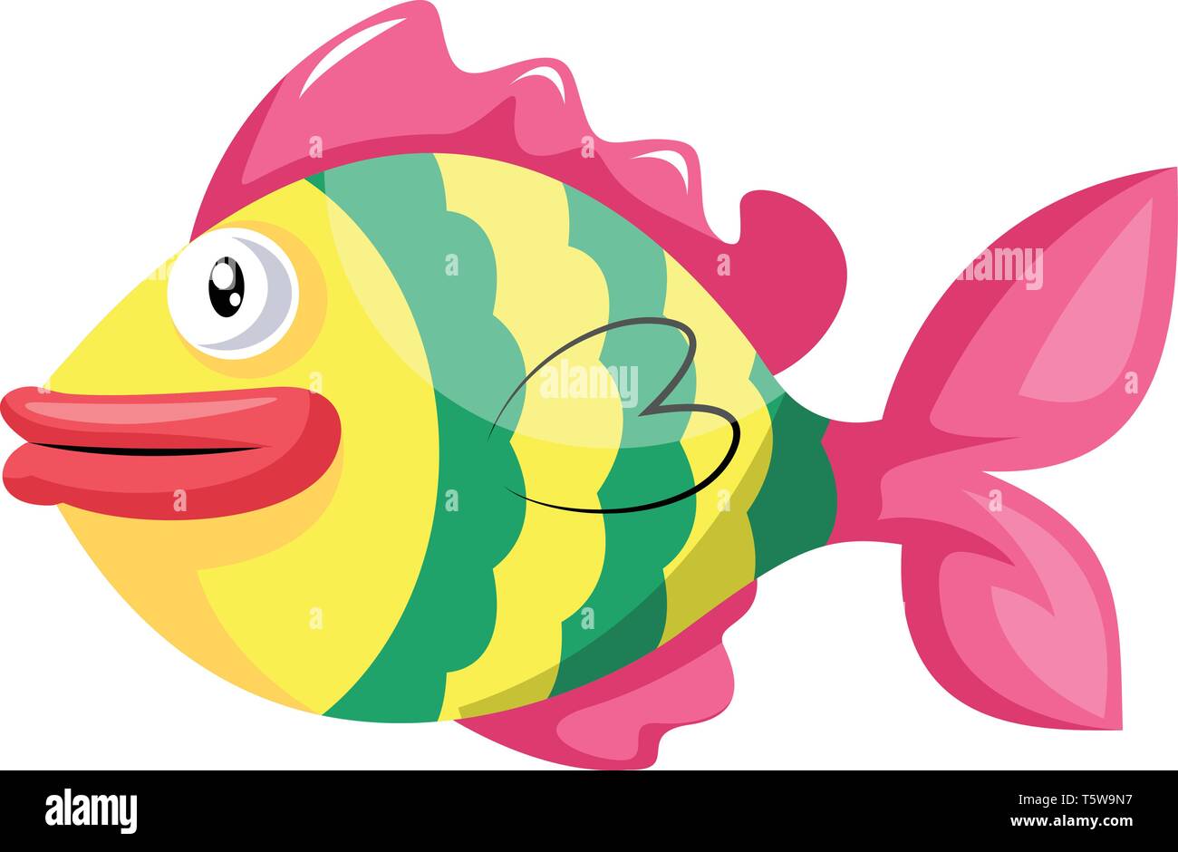 Symbole d'un poisson dans une culture chinoise vector illustration sur fond blanc Illustration de Vecteur