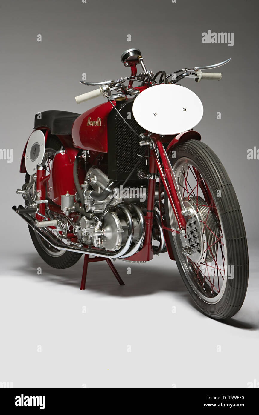 Moto d'epoca Benelli 250 Corsa 4 cilindri con Compressore Marca : Benelli modello : 250 Corsa 4 cilindri con Compressore nazione : Italia - Pesaro Banque D'Images