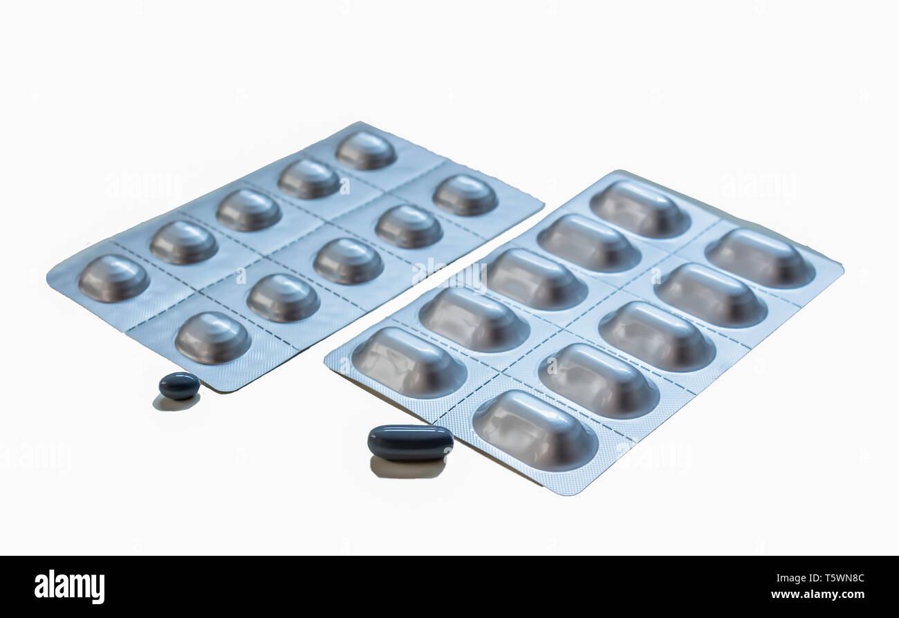 La ciclosporine est un immunosuppresseur médicament pour l'arthrite rhumatoïde, le psoriasis, la maladie de Crohn, syndrome néphrotique, et à la transplantation d'à p Banque D'Images