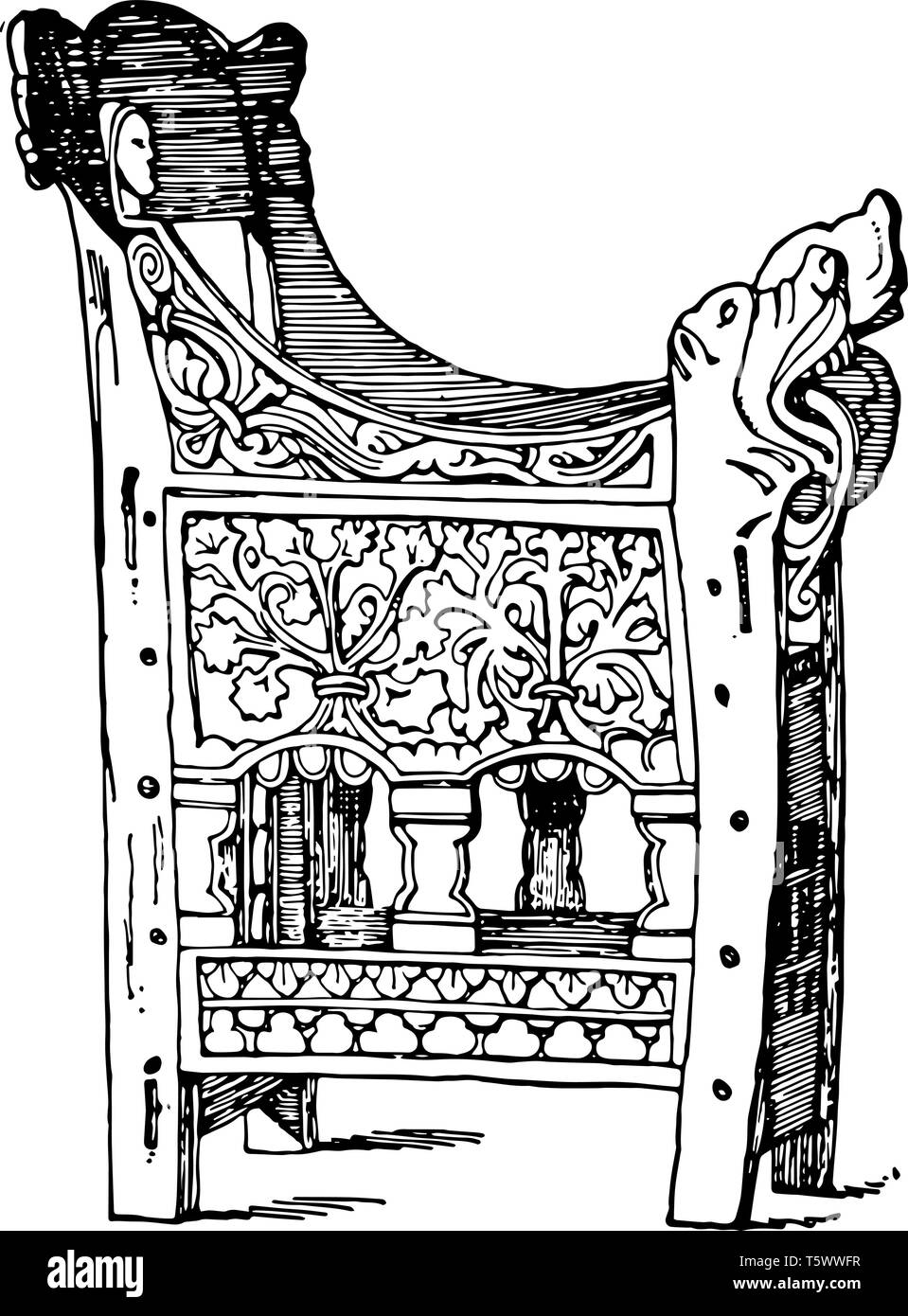 Ce 16e siècle bénitier également stocker de l'eau sainte et est trouvé dans dans une chapelle d'un château à Mello France vintage dessin ou gravure illustratio Illustration de Vecteur Ce 16e siècle bénitier également stocker de l'eau sainte et est trouvé dans dans une chapelle d'un château à Mello France vintage dessin ou gravure illustratio Illustration de Vecteur