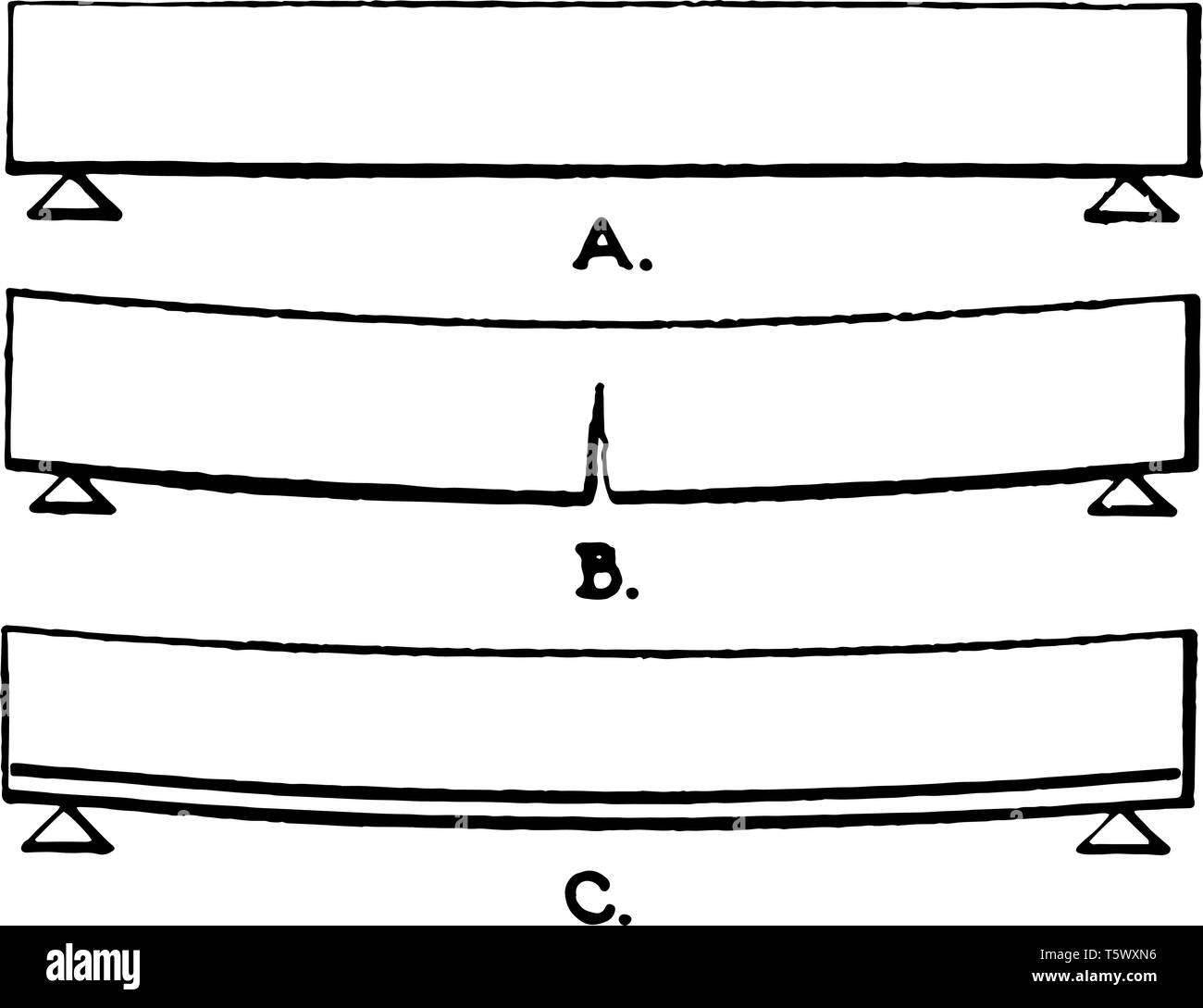 Les matériaux de construction en béton brut mélange broken vintage dessin ou gravure illustration. Illustration de Vecteur