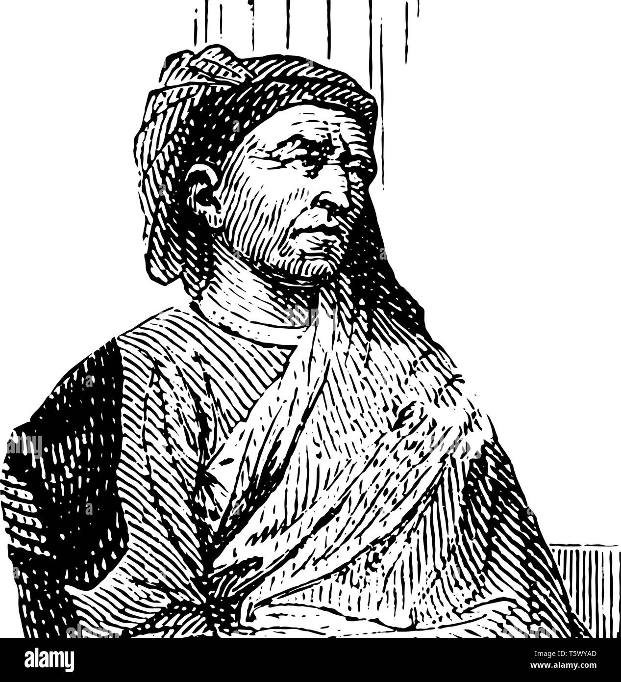 Filippo Brunelleschi 1377 à 1446 il a été un designer italien planner et figure clé de la première architecture ingénieur moderne l'un des pères fondateurs Illustration de Vecteur