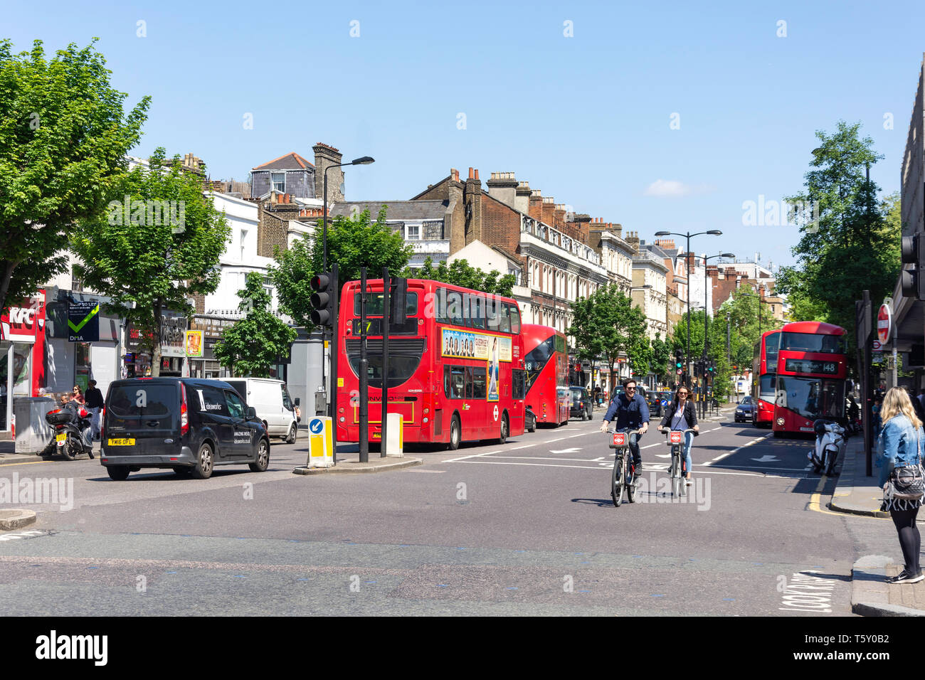 Notting Hill Gate, Notting Hill, quartier royal de Kensington et Chelsea, Greater London, Angleterre, Royaume-Uni Banque D'Images