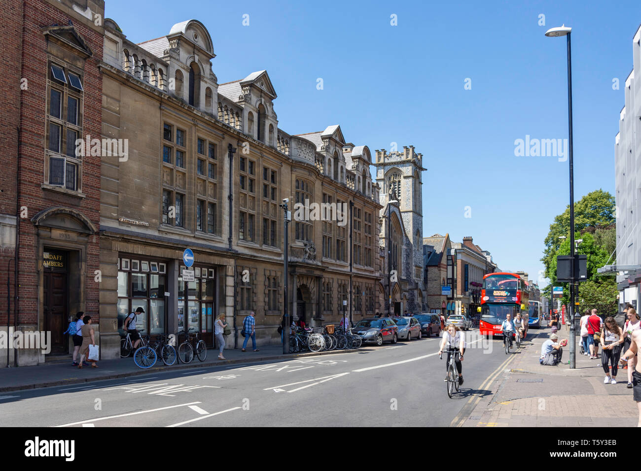 St Andrew's Street, Cambridge, Cambridgeshire, Angleterre, Royaume-Uni Banque D'Images