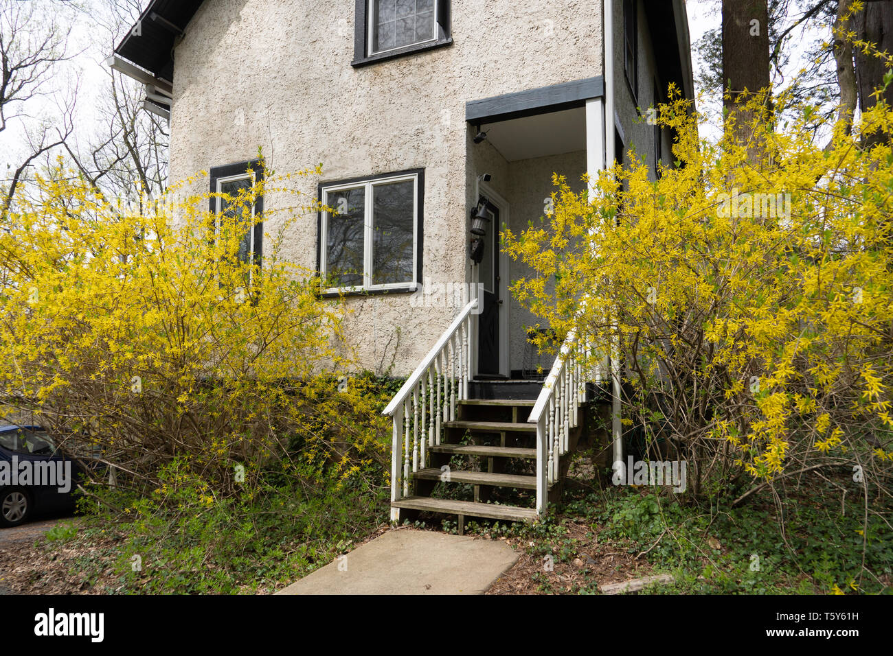 Un réseau express régional accueil à l'extérieur de Philadelphie ouest Banque D'Images