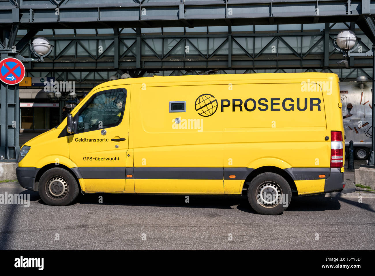Sécurité Prosegur van. Prosegur est une société de sécurité, basé à Madrid,  Espagne Photo Stock - Alamy