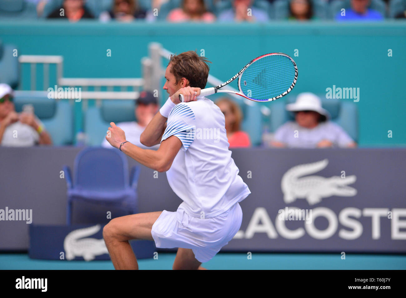 Open de Miami 2019 Jour 10 présenté par Itau au Hard Rock Stadium comprend : Daniil Medvedev Où : Miami Gardens, Florida, United States Quand : 27 mars 2019 Credit : Johnny Louis/WENN.com Banque D'Images