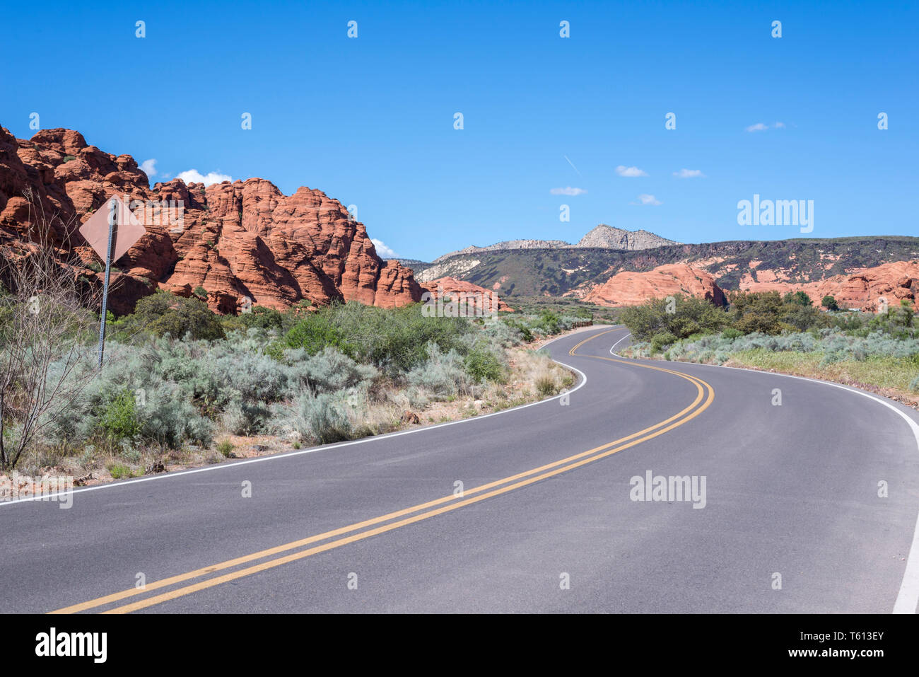 Snow Canyon State Park. Ivins, Utah, USA. Banque D'Images