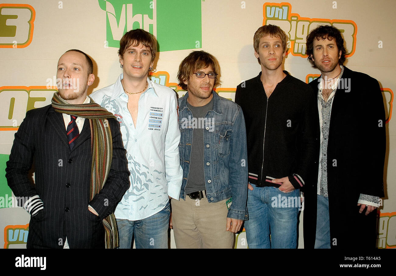 Matchbox 20 au VH-1 Big en '03, à l'Universal Amphitheatre à Universal City, CA. L'événement a eu lieu le jeudi 20 novembre, 2003. Photo par : Fichier PictureLux / SBM référence #  33790 SBMPLX à 1 866 Banque D'Images
