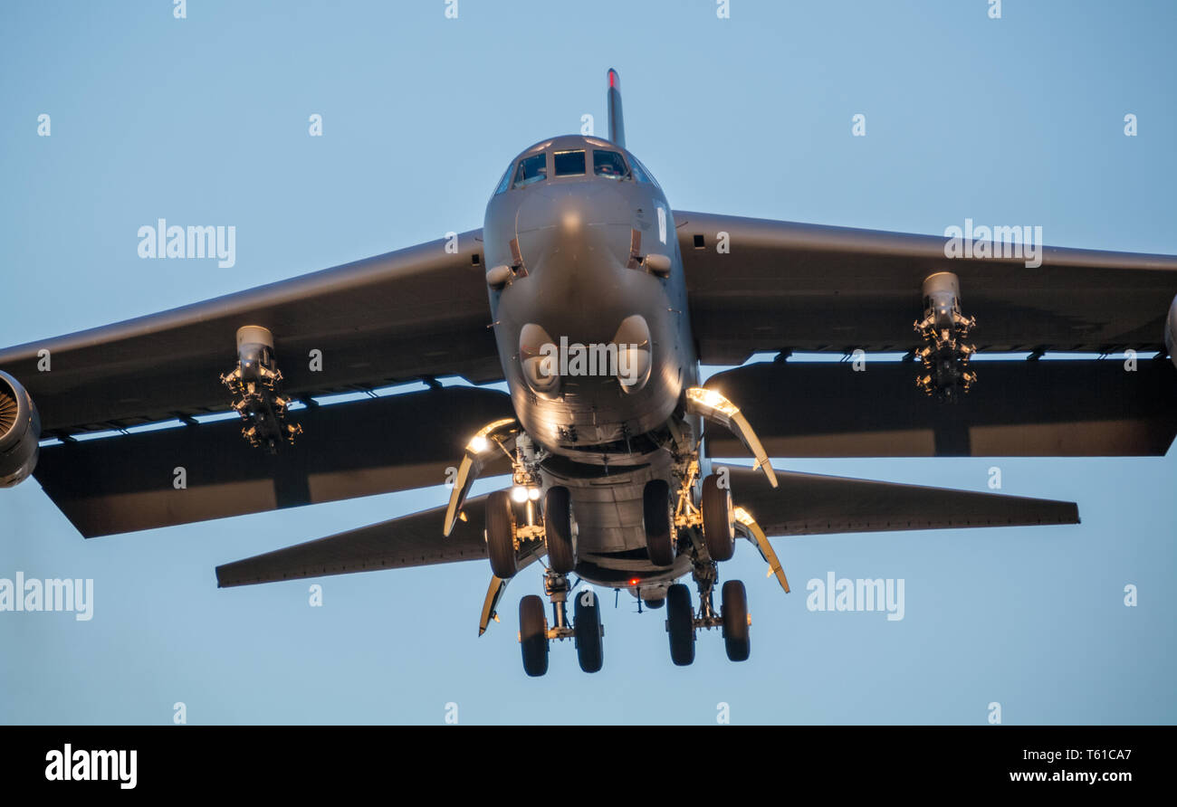 Boeing B-52H sur le déploiement de Fairford en Angleterre Banque D'Images