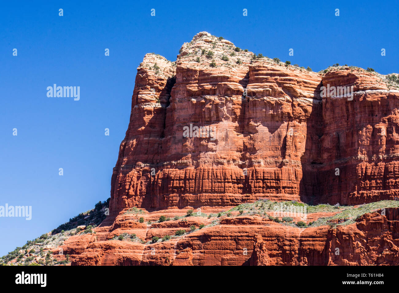 Les falaises de roches rouges de Sedona Arizona Banque D'Images