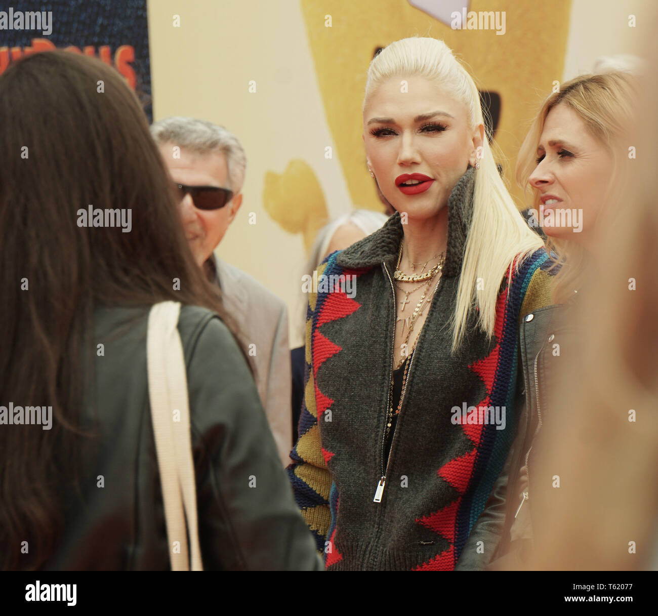 Un Gwen Stefani 062 assiste à la première mondiale de Films STX Ugly Dolls au Regal Cinemas L.A. Vivre le 27 avril 2019 à Los Angeles, Californie. Banque D'Images