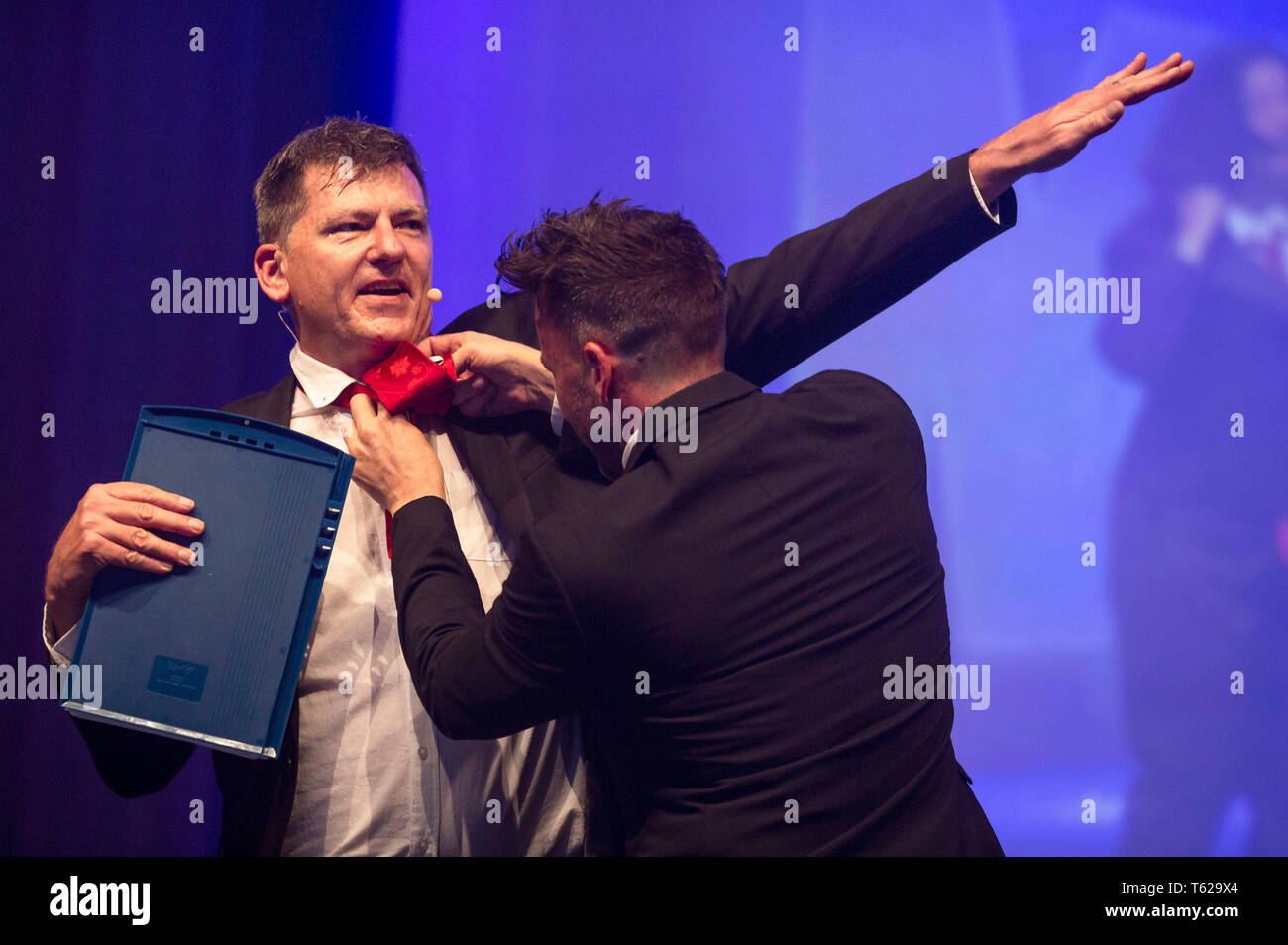 Mark Ferguson et Craig Parker de l'MagicCon 3 à l'hôtel Maritim. Bonn, l'utilisation dans le monde entier 26.04.2019 | Banque D'Images