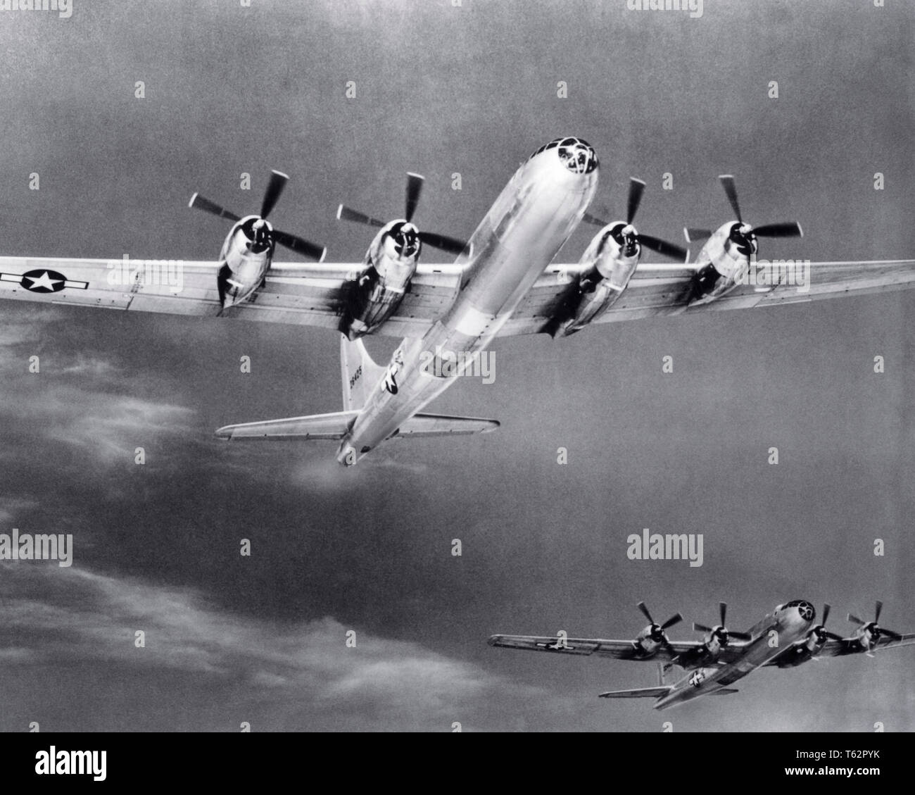 1940 2 B-29 Superfortress BOMBARDIERS DE LA SECONDE GUERRE MONDIALE - a3758 HAR001 HARS Old Fashioned Banque D'Images