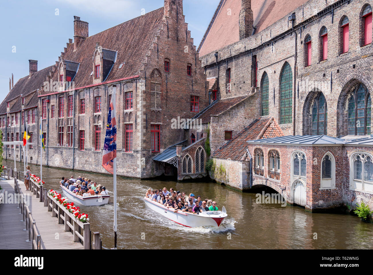 Old St. John's Hospital de Burges, Belgique Banque D'Images