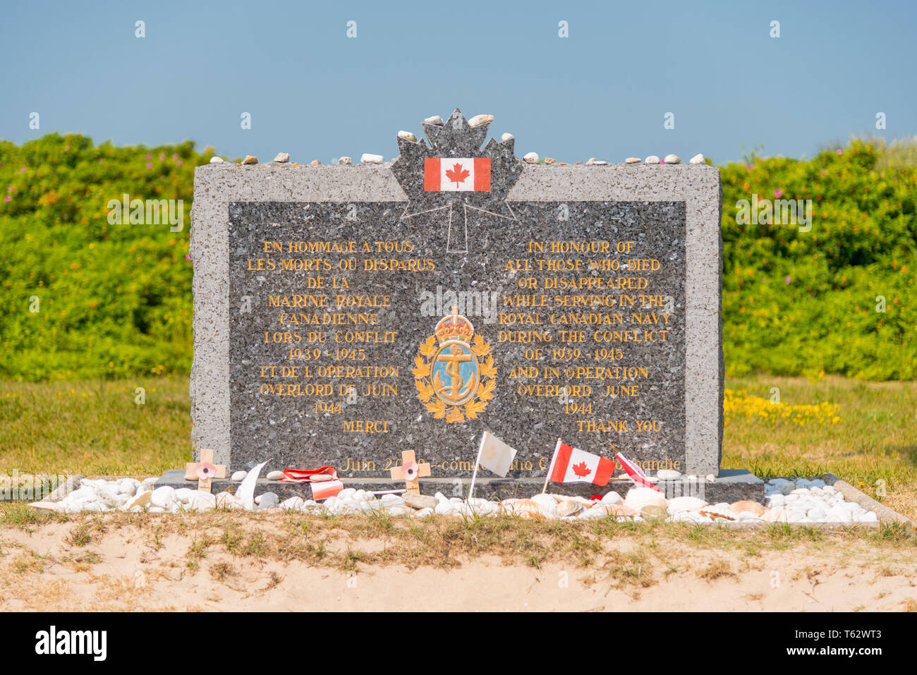 Centre Juno Beach en Normandie, France Banque D'Images