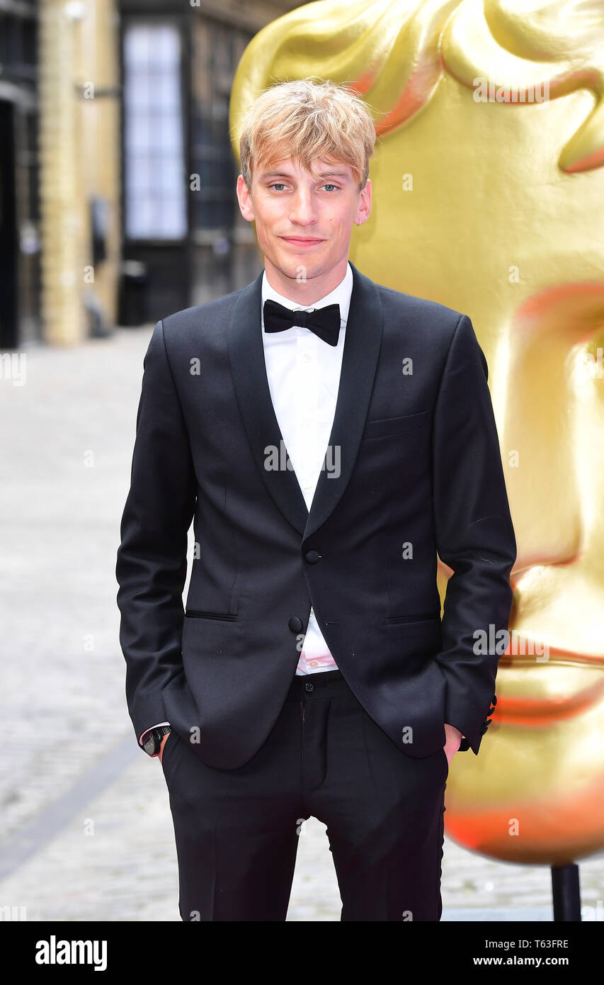 Charlie Cooper fréquentant le BAFTA Craft Awards à la brasserie à Londres. Banque D'Images