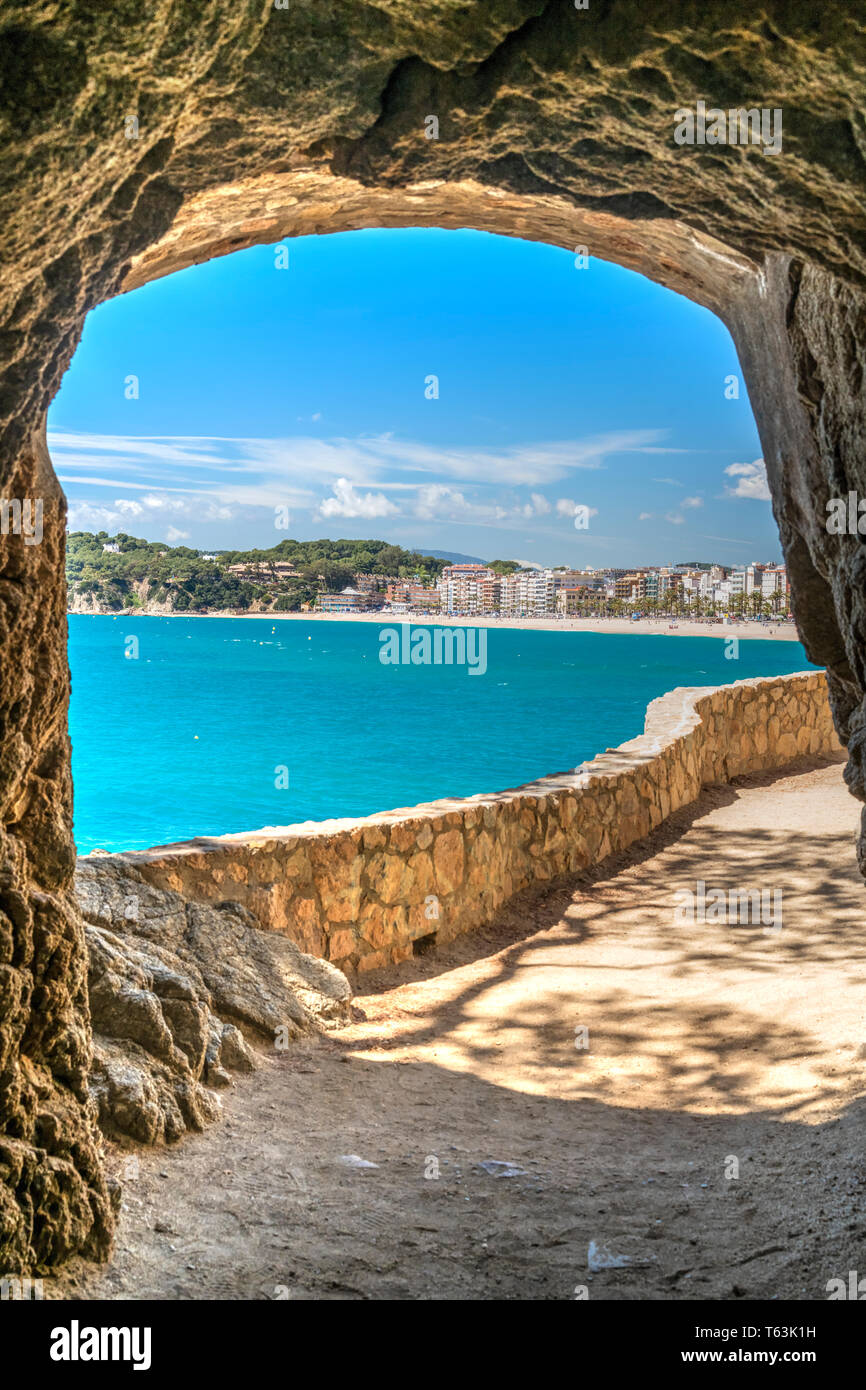Lloret de Mar, Costa Brava, Catalogne, Espagne Banque D'Images