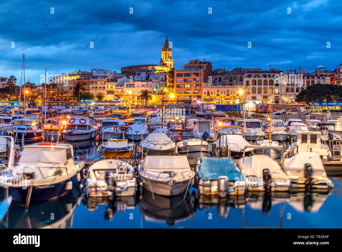Palamos, Costa Brava, Catalogne, Espagne Banque D'Images