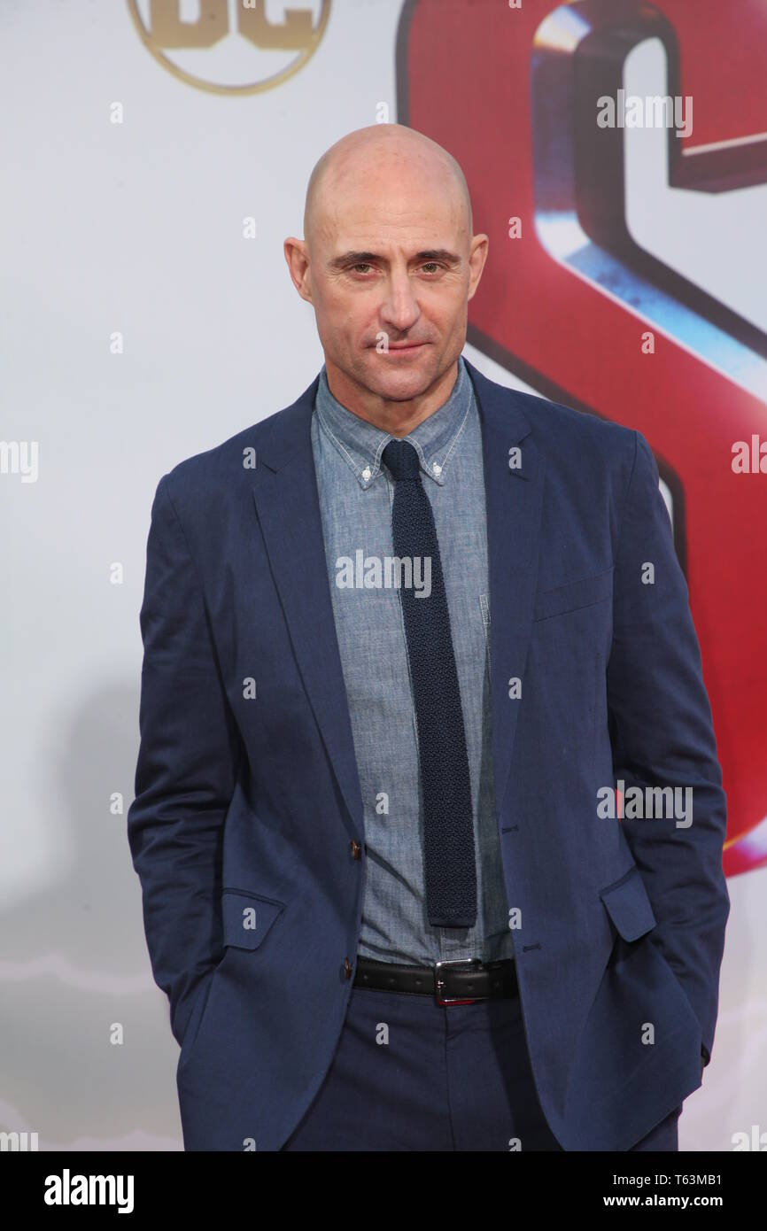 'Shazm !' Première mondiale tenue au Théâtre chinois de Grauman avec : Mark Strong Où : Los Angeles, California, United States Quand : 28 mars 2019 Credit : FayesVision/WENN.com Banque D'Images
