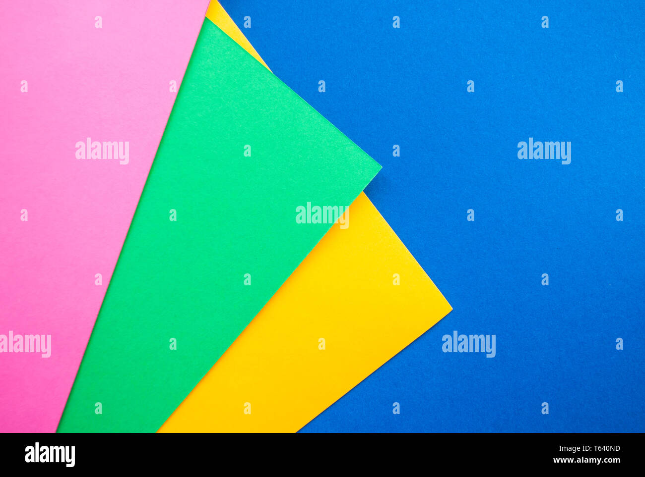 Abstract colorful background avec copyspace. Vue d'en haut. Banque D'Images
