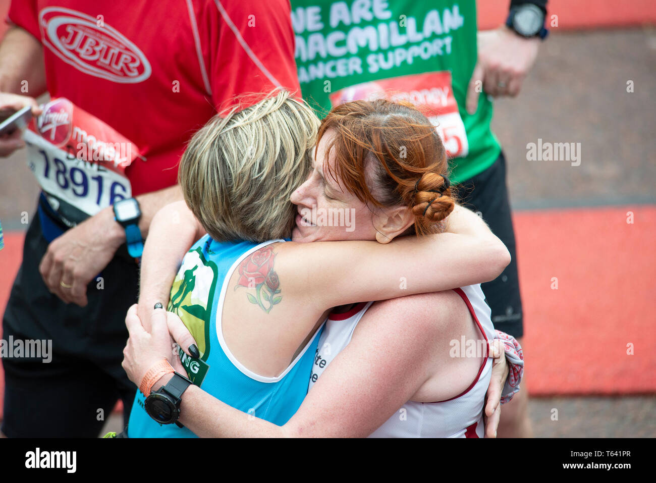 Londres, Royaume-Uni. 28 avril 2019 Marathon de Londres Virgin Money. Crédit : A. Bennett Banque D'Images