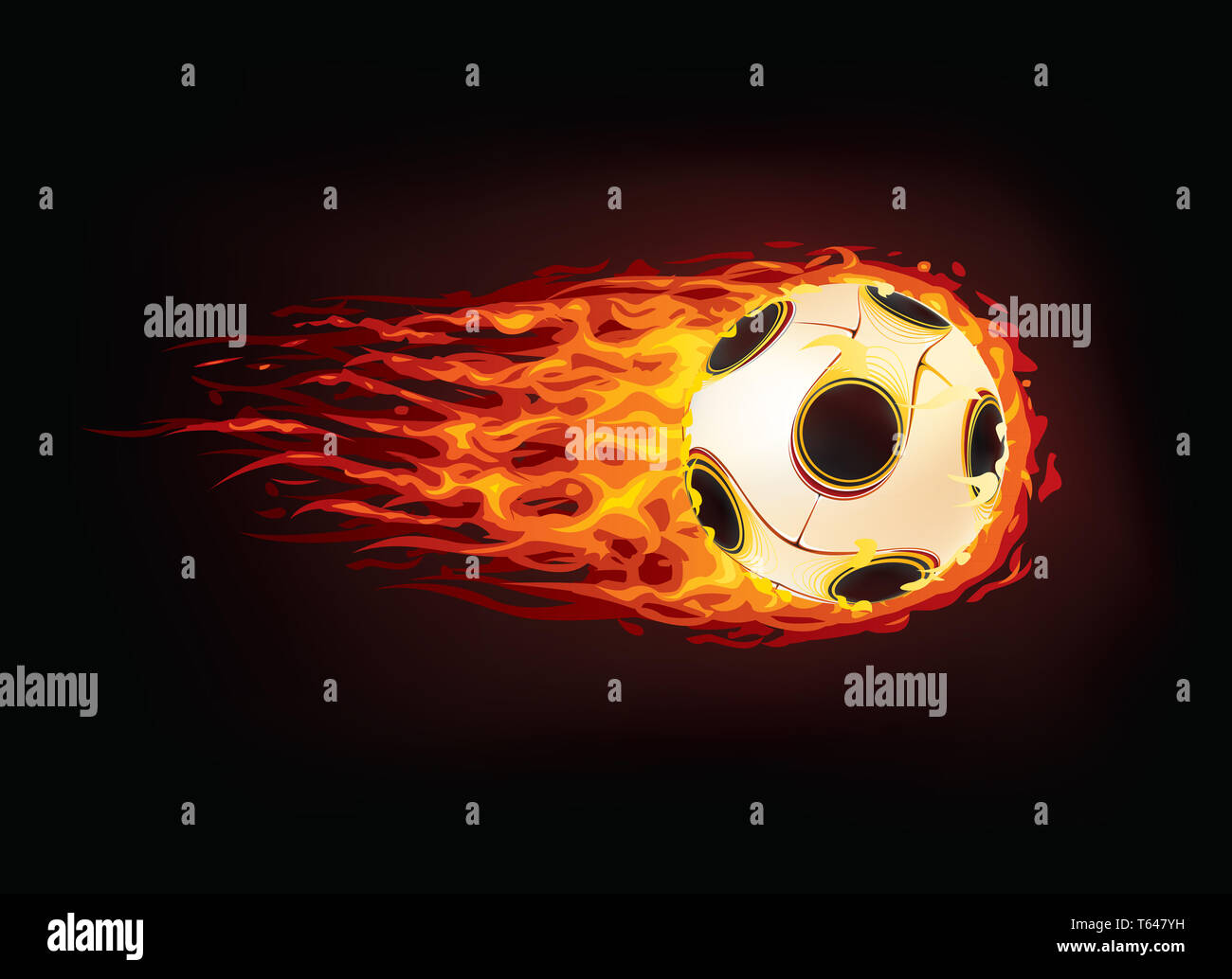 Ballon de soccer Banque D'Images