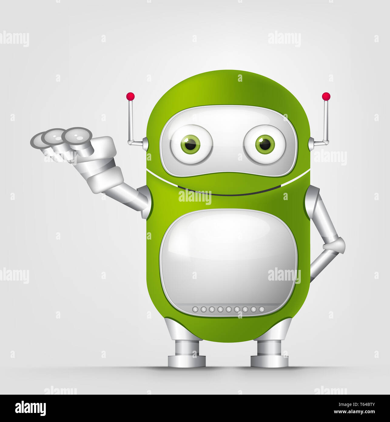 Robot mignon Banque D'Images