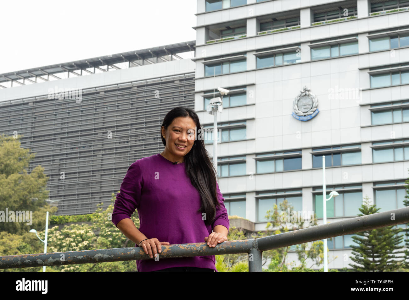 Hong Kong, Hong Kong SAR, Chine. 18 Mar, 2019. HONG KONG, Hong Kong SAR, Chine. 18 mars 2019.Vanessa Mae Rodel visites Castle Peak Centre d'immigration pour la dernière fois. Après son acceptation au Canada en tant que réfugié, Vanessa est allé(e) à CIC pour la dernière fois à organiser sa journée de sortie.Vanessa est l'une des anges gardien Snowden qui avait l'air d'Edward Snowden lorsqu'il alla se cacher à Hong Kong après la révélation du propre gouvernement la surveillance. Credit : Jayne Russell/ZUMA/Alamy Fil Live News Banque D'Images